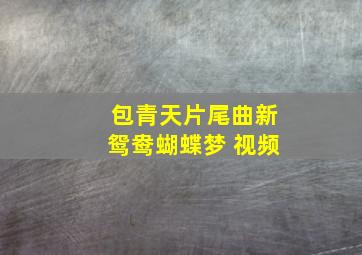 包青天片尾曲新鸳鸯蝴蝶梦 视频